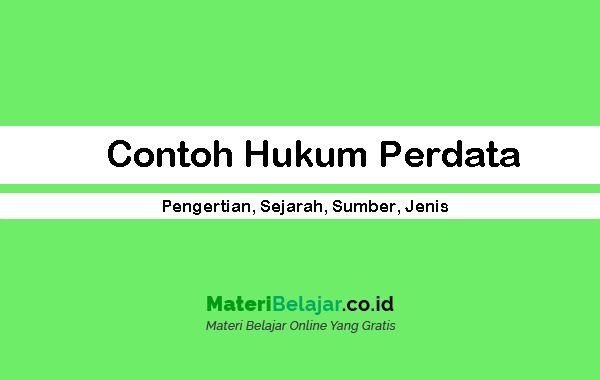 Detail Contoh Hukum Perdata Nomer 5