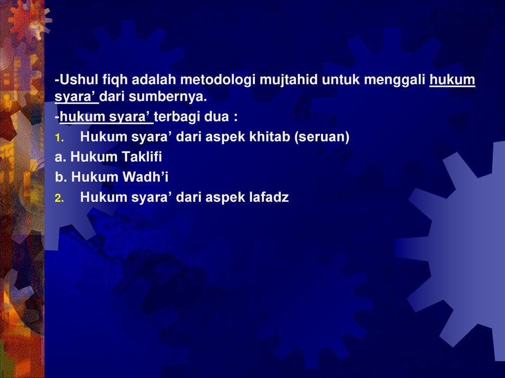 Detail Contoh Hukum Syara Nomer 6