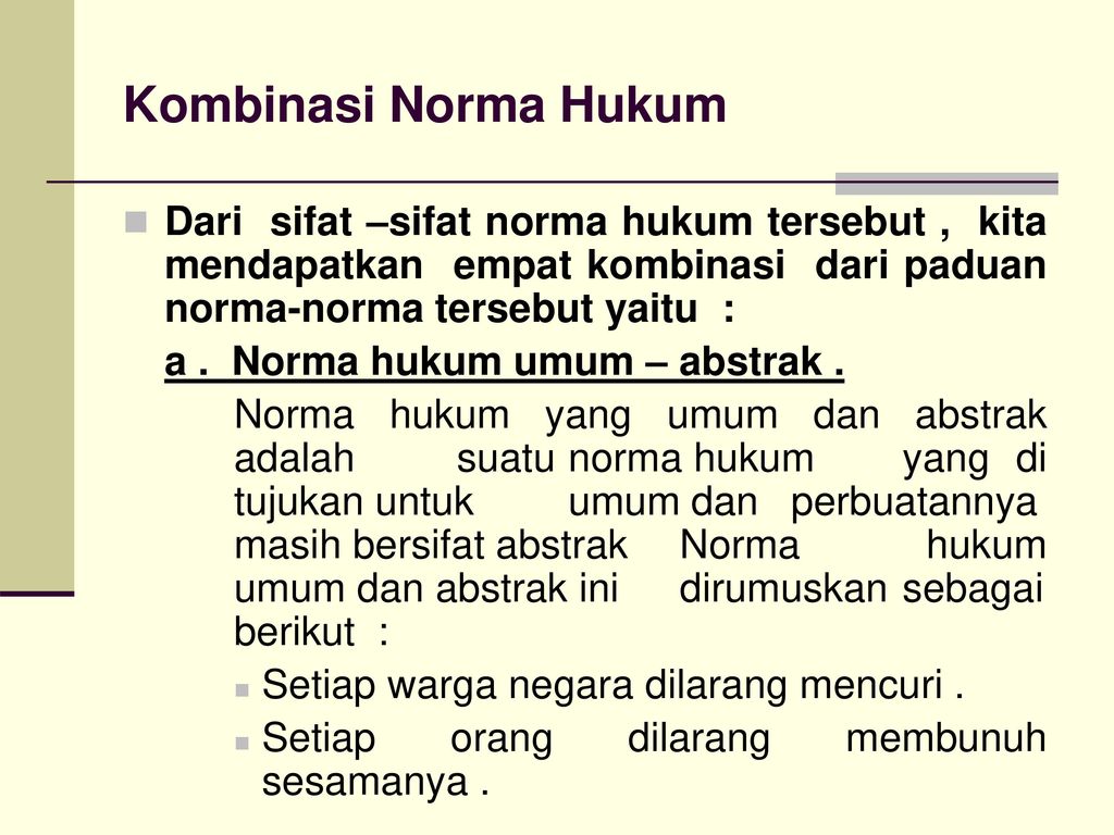 Detail Contoh Hukum Umum Nomer 10