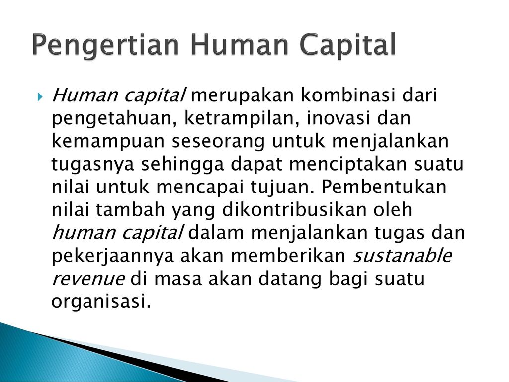 Detail Contoh Human Capital Nomer 4