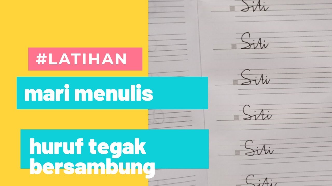 Detail Contoh Huruf Bersambung Nomer 47