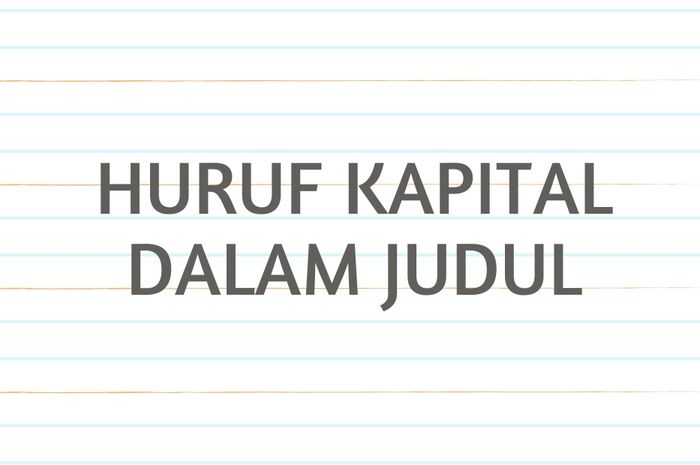 Detail Contoh Huruf Kapital Nomer 19