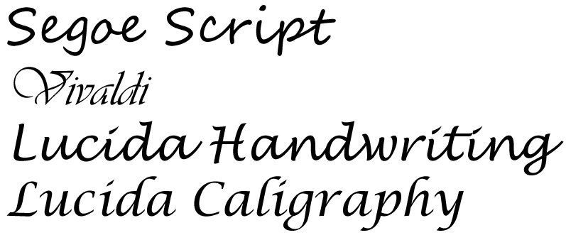 Detail Contoh Huruf Script Nomer 52