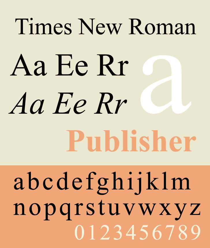 Detail Contoh Huruf Times New Roman Nomer 26