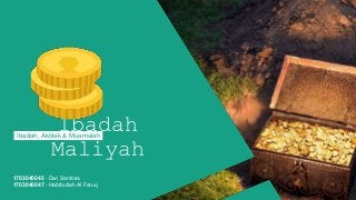 Detail Contoh Ibadah Muamalah Nomer 44