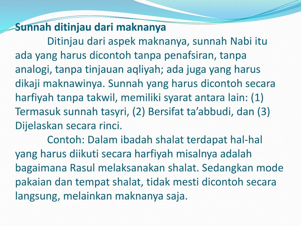 Detail Contoh Ibadah Sunnah Nomer 39