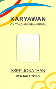 Detail Contoh Id Card Karyawan Pabrik Nomer 13