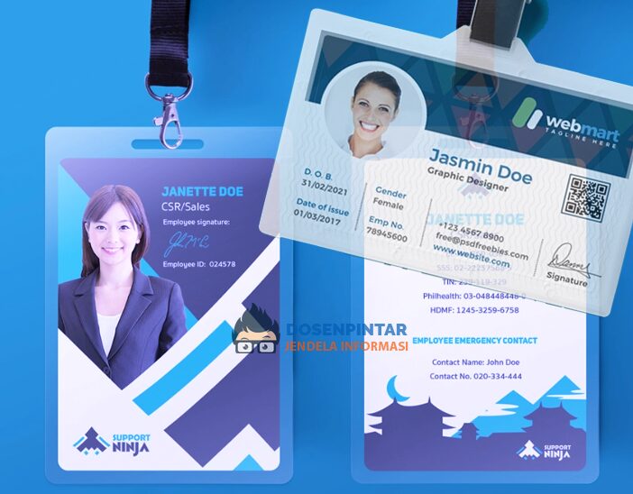 Detail Contoh Id Card Kerja Nomer 10