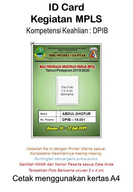 Detail Contoh Id Card Mpls Nomer 47