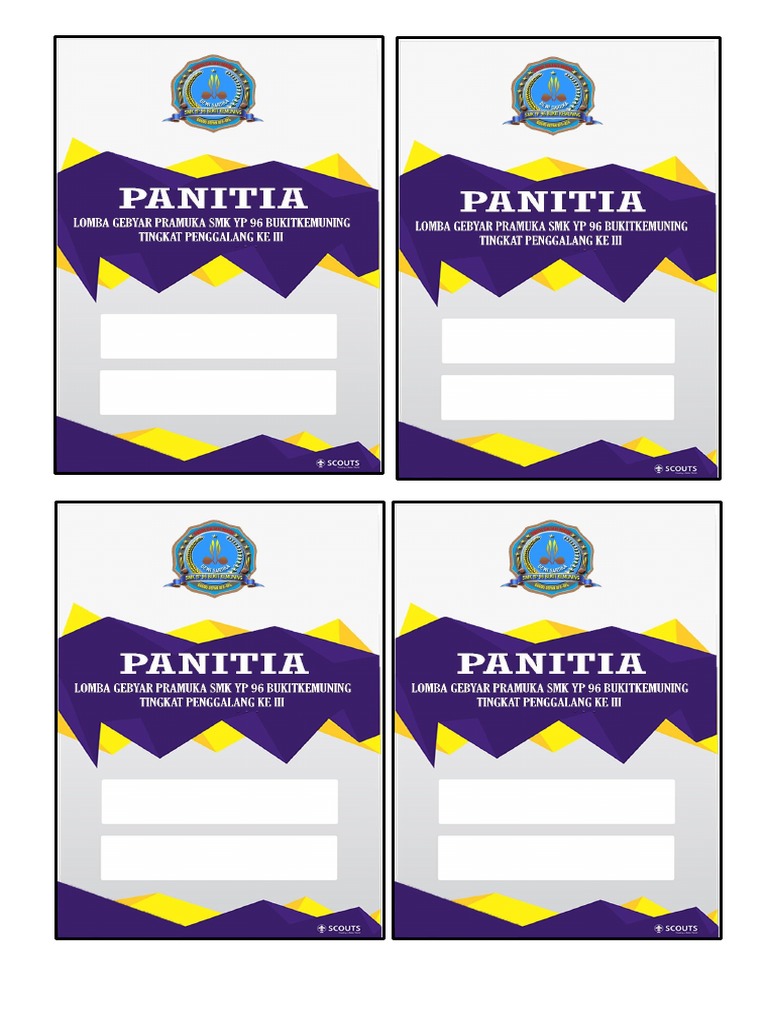 Detail Contoh Id Card Panitia Mpls Nomer 15