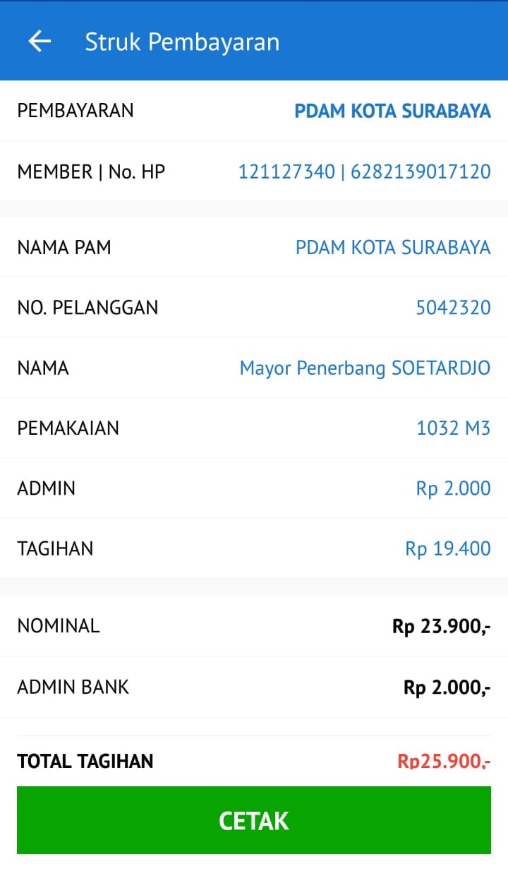 Detail Contoh Id Pelanggan Pdam Nomer 21