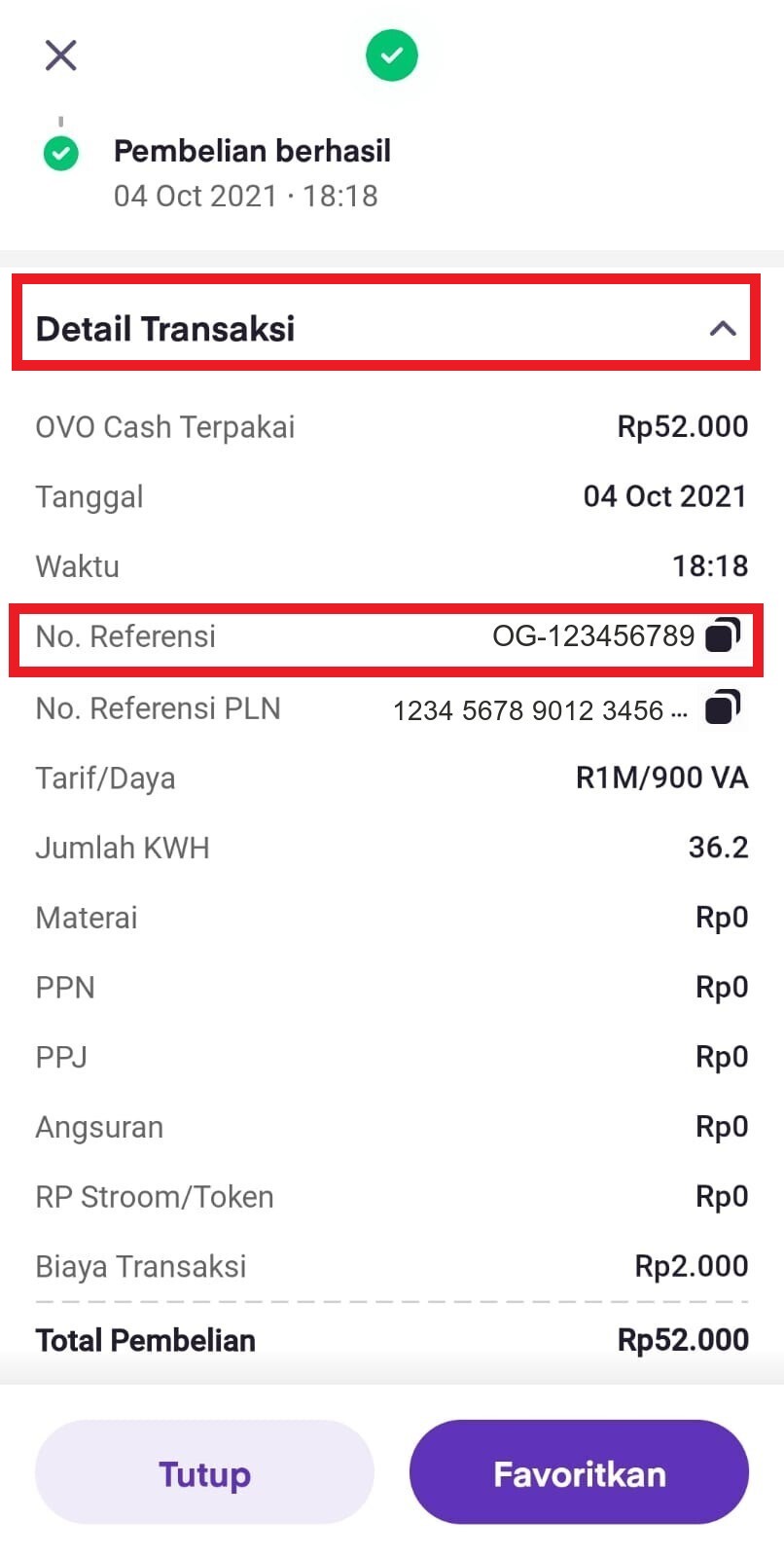 Detail Contoh Id Pln Nomer 48