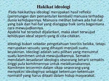 Detail Contoh Ideologi Tertutup Nomer 11