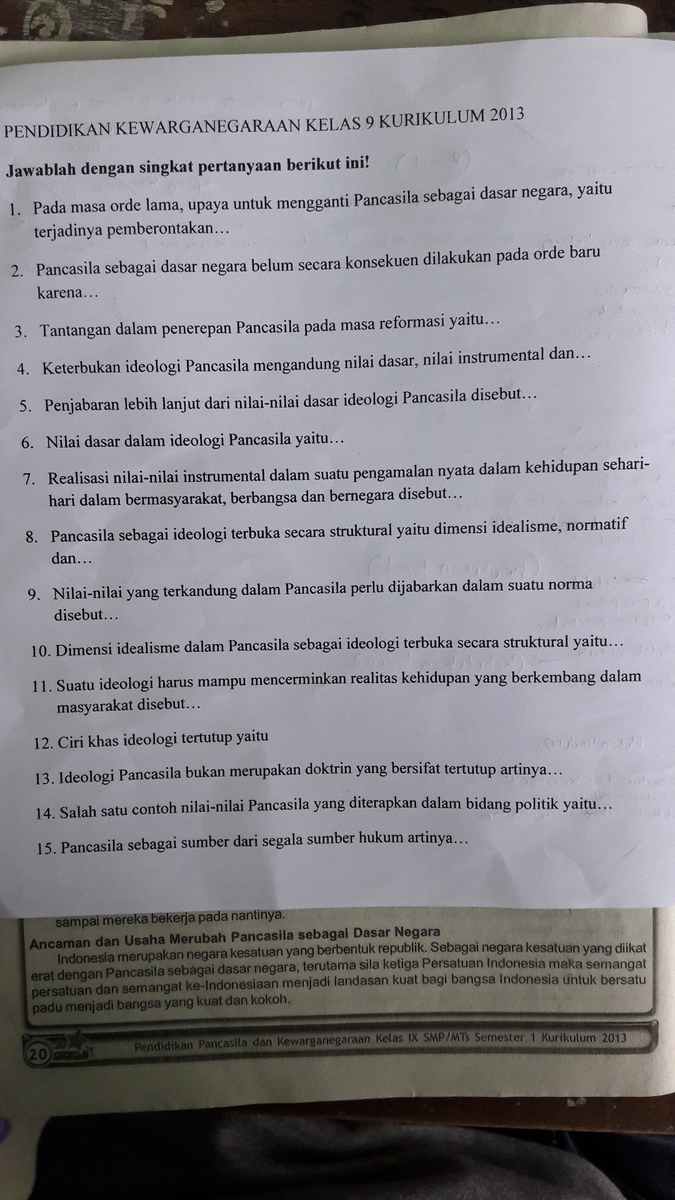 Detail Contoh Ideologi Tertutup Nomer 52