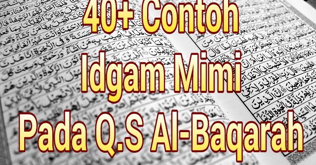 Detail Contoh Idgham Mislain Nomer 48