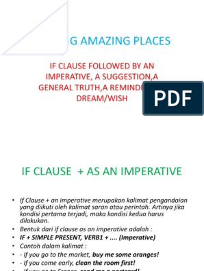 Detail Contoh If Clause Imperative Nomer 16