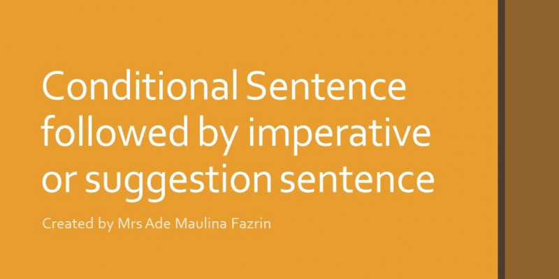 Detail Contoh If Clause Imperative Nomer 36