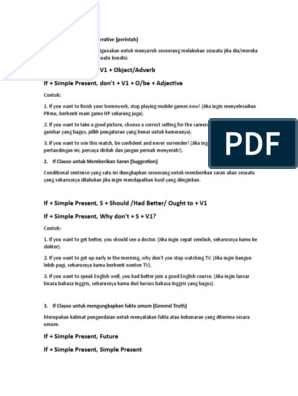 Detail Contoh If Clause Imperative Nomer 51