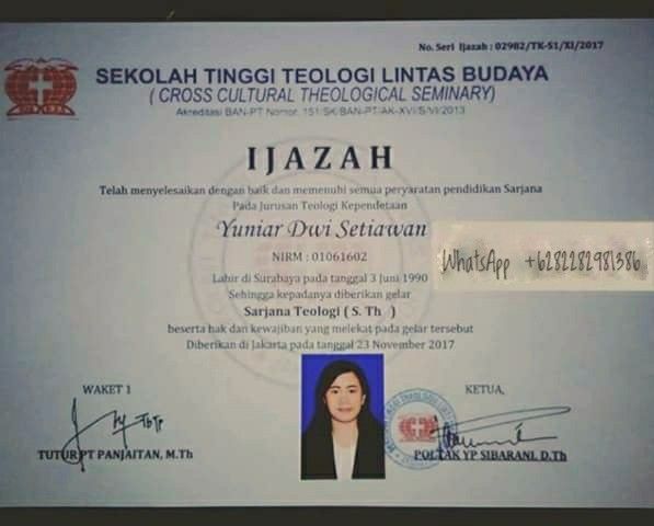 Detail Contoh Ijazah D3 Nomer 19