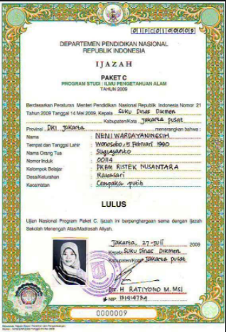 Detail Contoh Ijazah Paket C 2019 Nomer 21