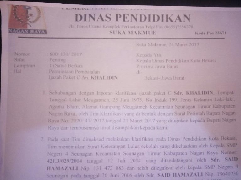 Detail Contoh Ijazah Paket C Palsu Nomer 37