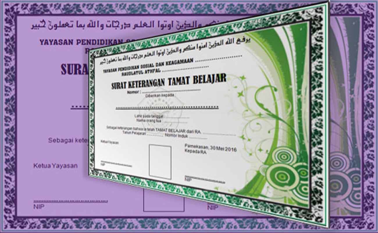 Detail Contoh Ijazah Paud Nomer 27