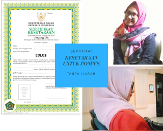 Detail Contoh Ijazah Pondok Pesantren Nomer 16