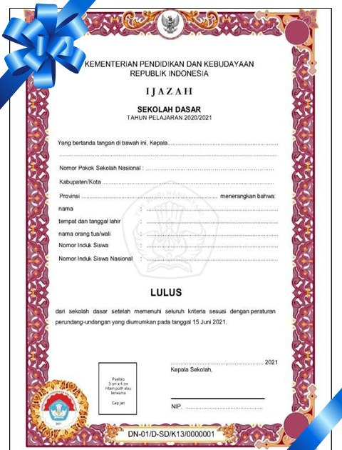 Detail Contoh Ijazah Pondok Pesantren Nomer 45