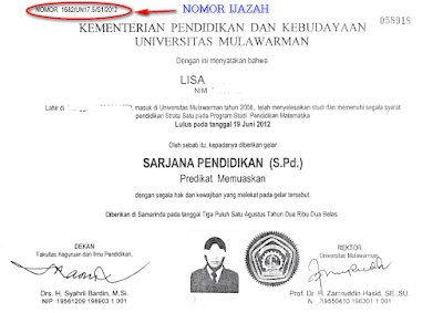 Detail Contoh Ijazah S1 Kosong Nomer 12