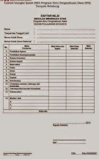 Detail Contoh Ijazah Sma Nomer 15