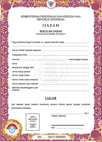 Detail Contoh Ijazah Sma 2018 Nomer 29