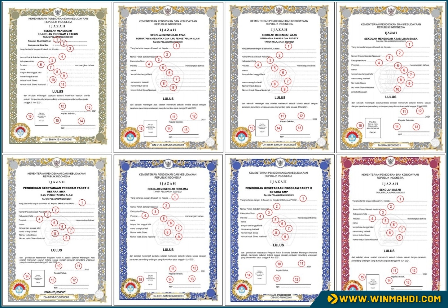 Detail Contoh Ijazah Sma Nomer 36