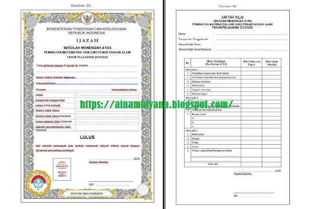 Detail Contoh Ijazah Sma Tahun 2003 Nomer 36