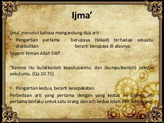 Contoh Ijma Dan Qiyas - KibrisPDR