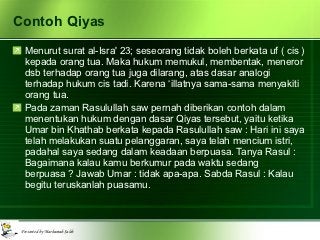 Detail Contoh Ijma Dan Qiyas Nomer 5