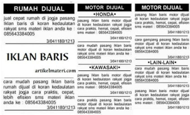 Detail Contoh Iklan Di Koran Nomer 42