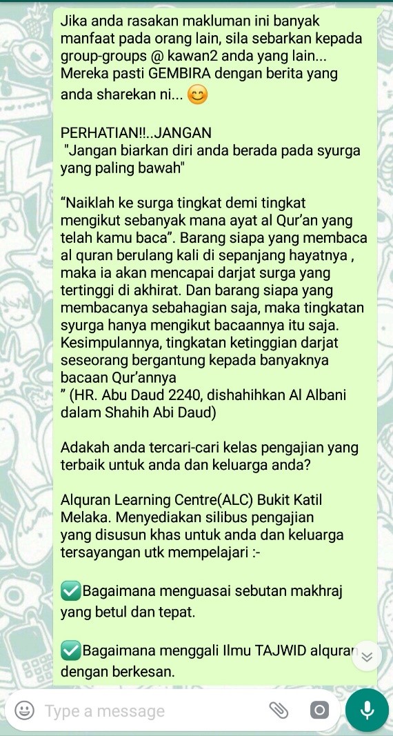 Detail Contoh Iklan Di Whatsapp Nomer 7