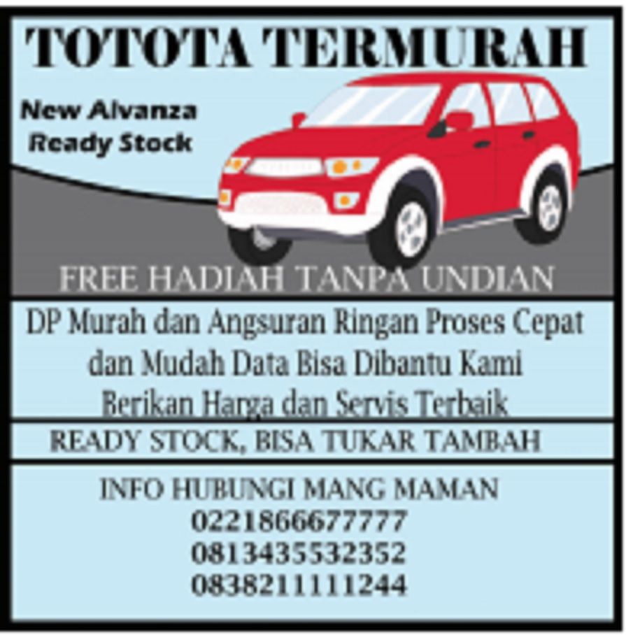 Contoh Iklan Promosi Mobil yang Bikin Ngiler