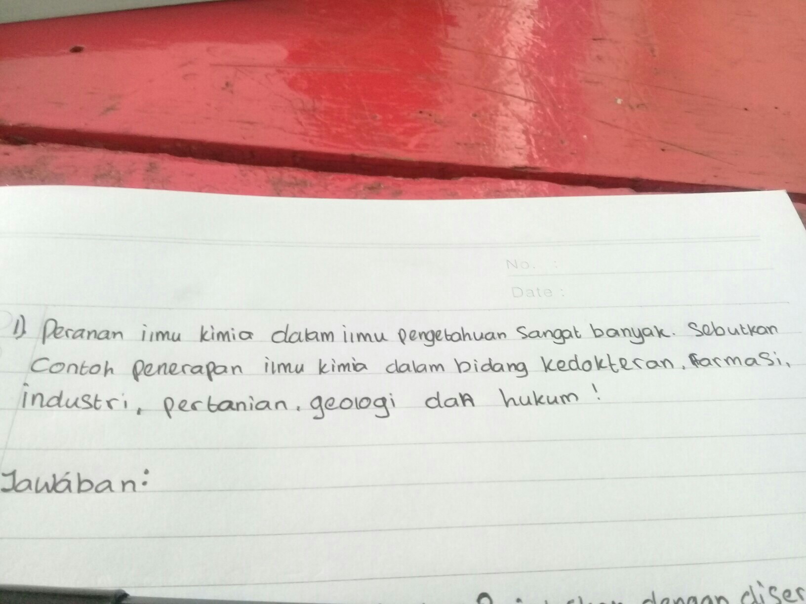 Detail Contoh Ilmu Kimia Nomer 18