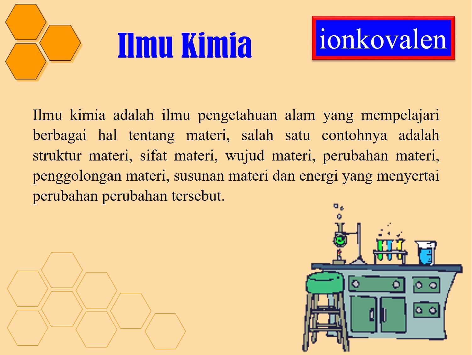 Detail Contoh Ilmu Kimia Nomer 3