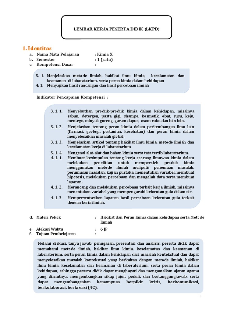 Detail Contoh Ilmu Kimia Nomer 40