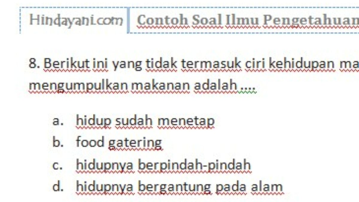 Detail Contoh Ilmu Pengetahuan Sosial Nomer 2