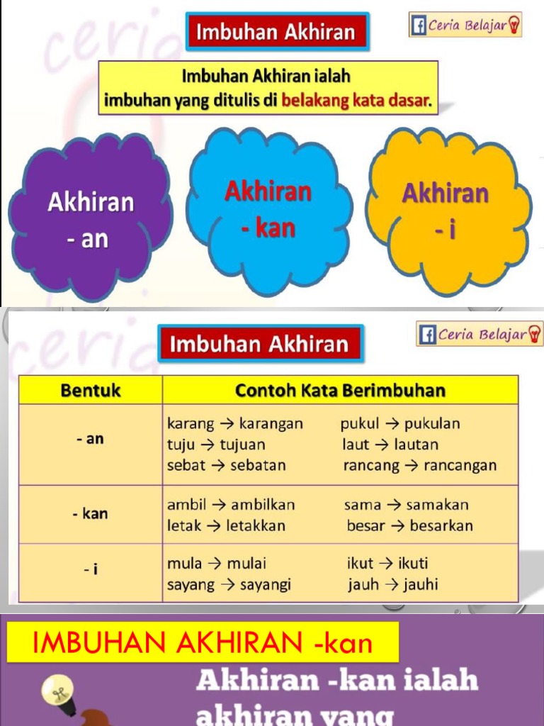 Detail Contoh Imbuhan Akhiran Nomer 13