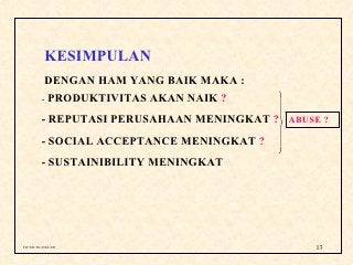 Detail Contoh Implementasi Ham Nomer 44