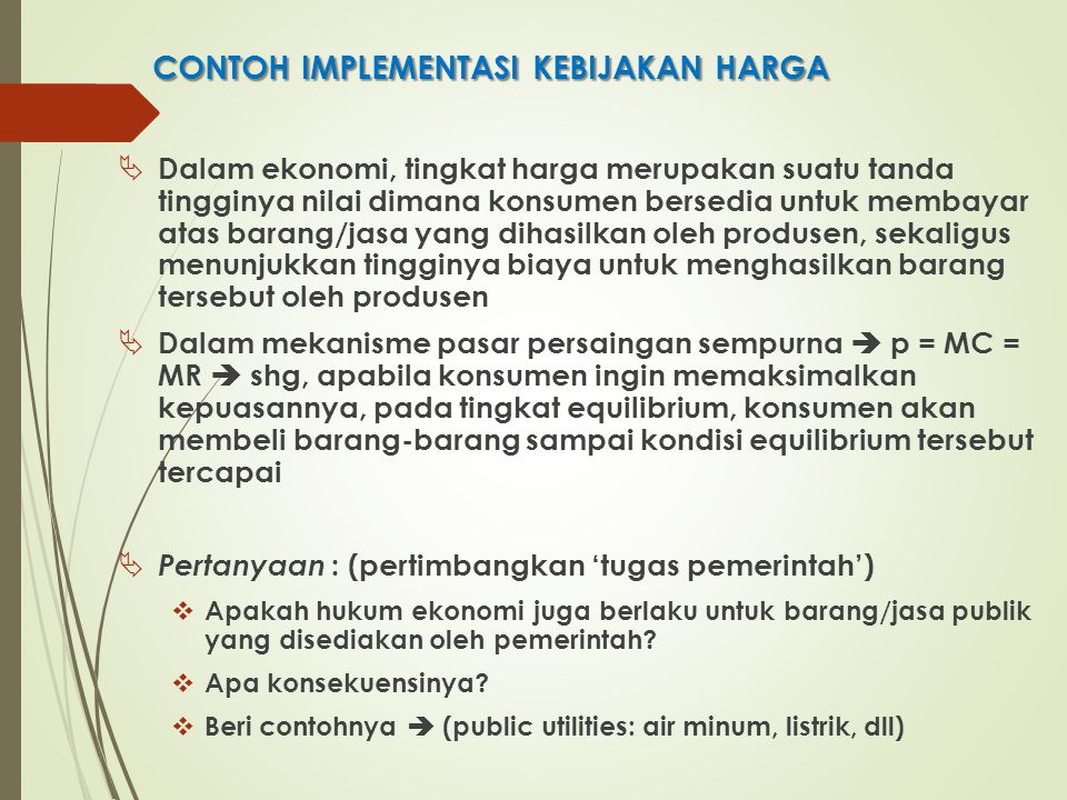 Detail Contoh Implementasi Kebijakan Publik Nomer 14