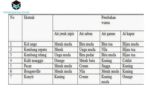 Contoh Indikator Asam Basa - KibrisPDR