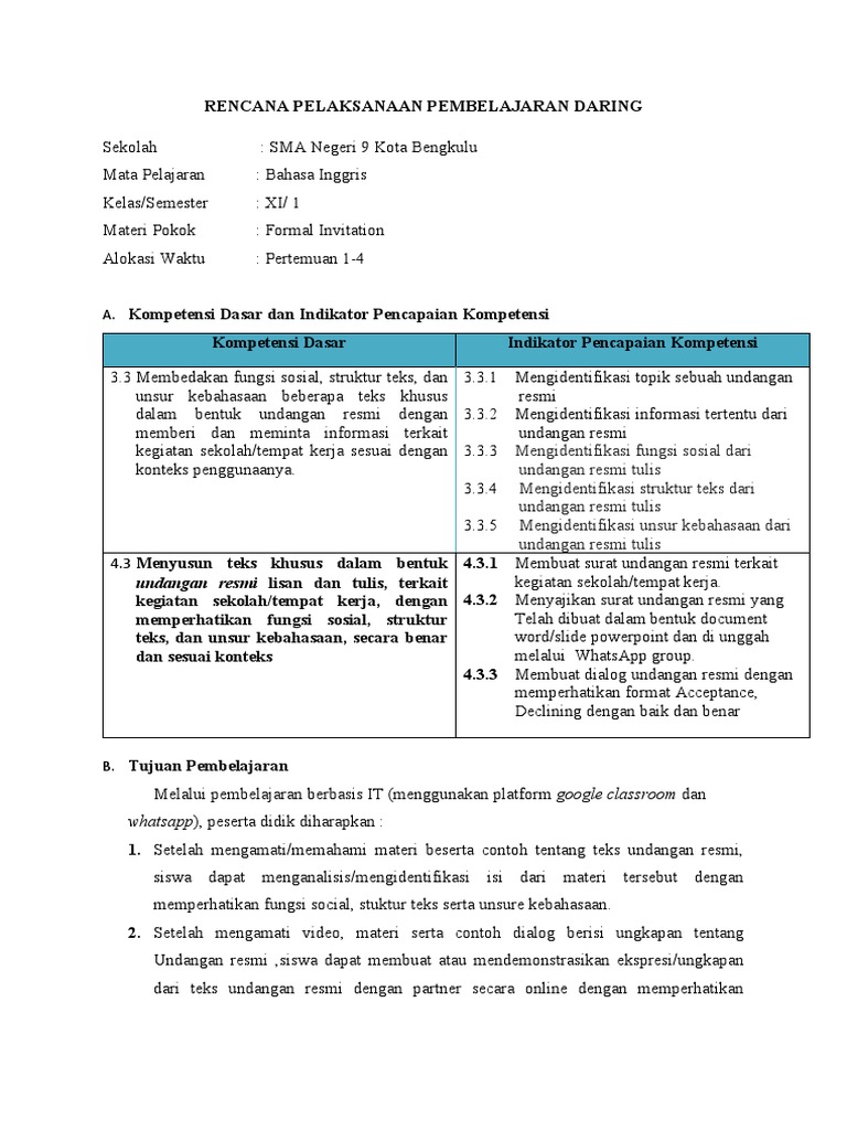 Detail Contoh Indikator Pembelajaran Nomer 36