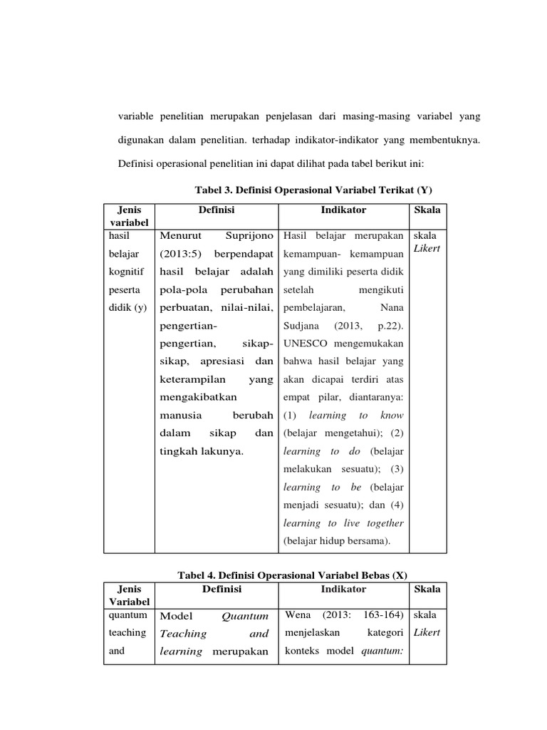 Detail Contoh Indikator Penelitian Nomer 13