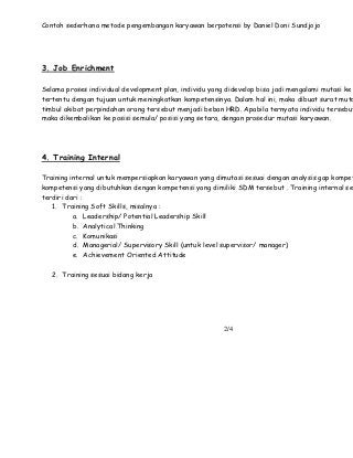 Detail Contoh Individual Development Plan Nomer 15