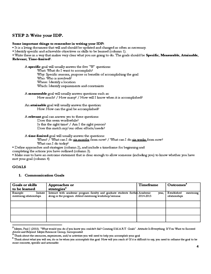 Detail Contoh Individual Development Plan Nomer 23